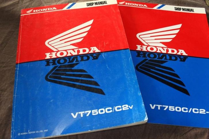 Honda VT750 C/C2 1997 motorcycle shop manual VT 750, Motoren, Handleidingen en Instructieboekjes, Honda, Ophalen of Verzenden