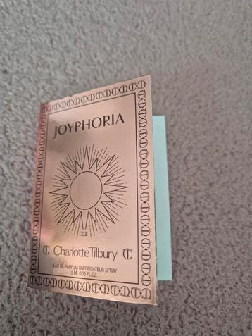 CHARLOTTE TILBURY JOYPHORIA sample proefje parfum dames edp beschikbaar voor biedingen