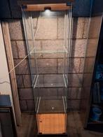 Vitrinekast Ikea Detolf, Ophalen, Gebruikt, 50 tot 100 cm, 150 tot 200 cm