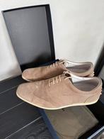 Suède herenschoenen Van Lier, Ophalen of Verzenden, Zo goed als nieuw, Bruin