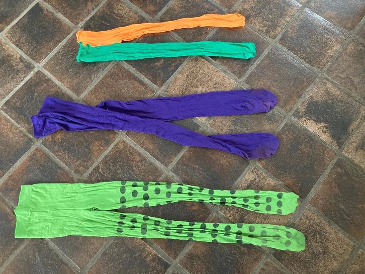 panty's en legging carnaval, Kleding | Dames, Carnavalskleding en Feestkleding, Zo goed als nieuw, Kleding, Carnaval, Ophalen of Verzenden