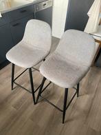 2 Stijlvolle Barkrukken, Huis en Inrichting, Barkrukken, Ophalen, Met voetsteun, 60 tot 90 cm, Zo goed als nieuw