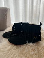 New! Ibiza Enkellaarsjes met Franjes, Ophalen of Verzenden, Zwart, Lage of Enkellaarzen