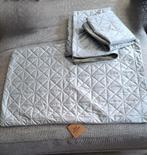 Sier/loungekussenhoezen 60x90  3 stuks €15, Ophalen of Verzenden, Zo goed als nieuw, Grijs, Vierkant
