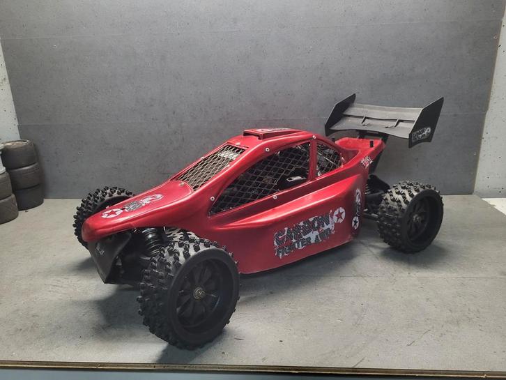 Reely carbon fighter 3 30cc 4wd, Hobby en Vrije tijd, Modelbouw | Radiografisch | Auto's, Zo goed als nieuw, Auto offroad, Overige schalen