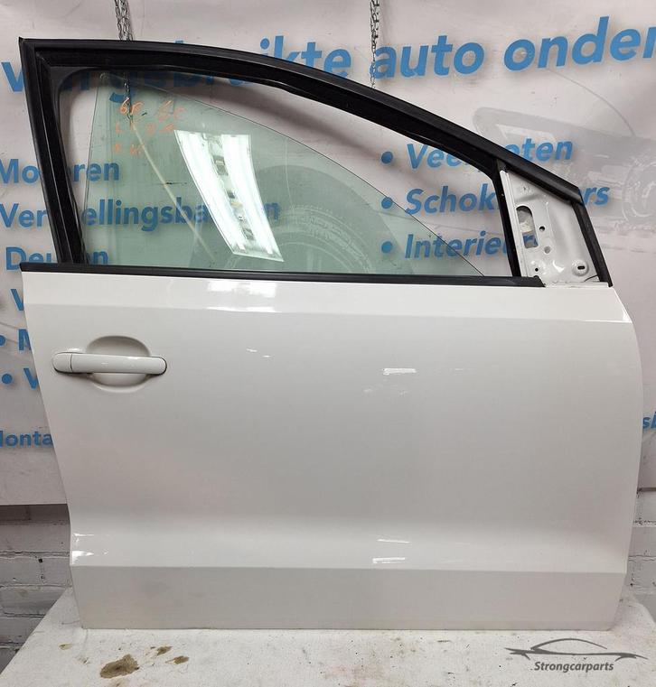 Deur Portier VW Polo 6R 6C rechts voor 5 deurs Kleur LC9A, Auto-onderdelen, Carrosserie en Plaatwerk, Deur, Volkswagen, Gebruikt
