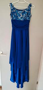 Galajurk/ feestjurk maat xxs/34. 1Xgedragen, Ophalen, Galajurk, Blauw, Zo goed als nieuw