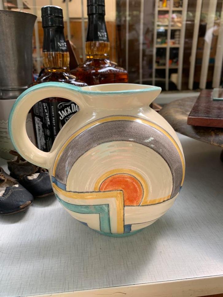 Vaas Velsen C.J. Karl Gellings Kennemer Pottenbakkerij 1930., Antiek en Kunst, Antiek | Keramiek en Aardewerk, Ophalen of Verzenden