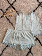pyjama setje topje, kort broekje mint groen XL, Kleding | Dames, Ophalen of Verzenden, Gedragen, Maat 46/48 (XL) of groter