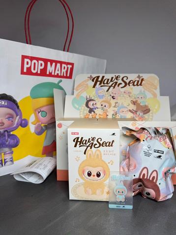 Pop mart Labubu Have a Seat ”QUQU” (origineel nieuw in doos) beschikbaar voor biedingen