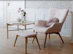Fauteuil met voetenbank Jysk, Huis en Inrichting, Ophalen, Zo goed als nieuw, Eén
