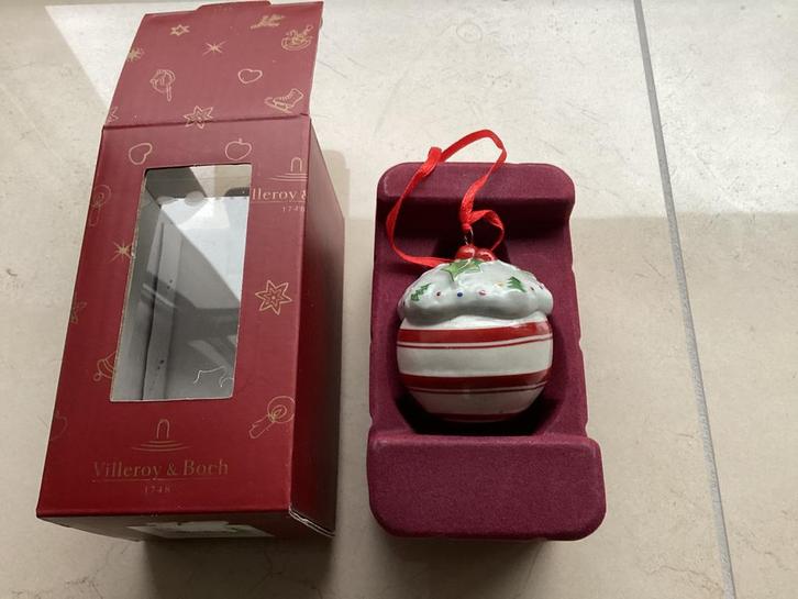 Villeroy en Boch 2 hangende kerstornamenten Winter Bakery, Diversen, Kerst, Nieuw, Ophalen of Verzenden