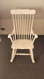 Schommelstoel, Huis en Inrichting, Stoelen, Ophalen, Gebruikt, Wit, Eén