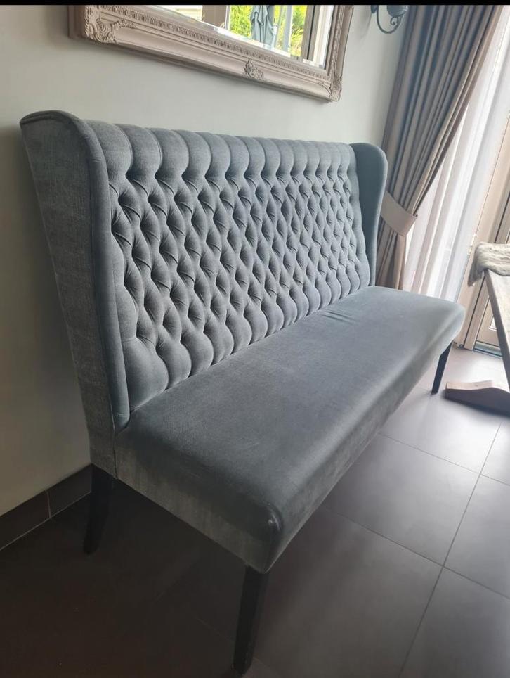 Prachtige EETBANK Mart Kleppe, Huis en Inrichting, Banken | Bankstellen, Zo goed als nieuw, Minder dan 150 cm, Stof, Ophalen of Verzenden