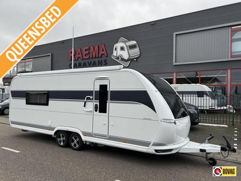 Hobby Maxia 660WQM Queensbed E&P Mover Airco Premium, Caravans en Kamperen, Caravans, Bedrijf, tot en met 4, 1500 - 2000 kg, Rondzit