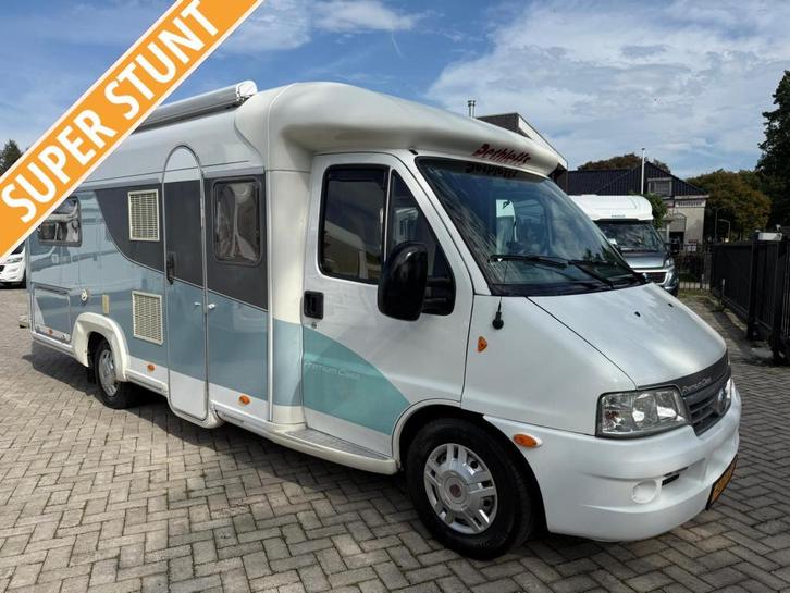 Dethleffs Premium Class Vastbed Airco 2002 TOP-Klasse, Caravans en Kamperen, Campers, Bedrijf, tot en met 4, Half-integraal, Dethleffs