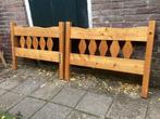 Houten bed eenpersoons, Ophalen, Gebruikt, 90 cm, 200 cm