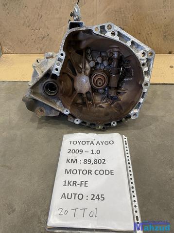 TOYOTA AYGO C1 107 YARIS 1.0 Versnellingsbak 20TT01 beschikbaar voor biedingen