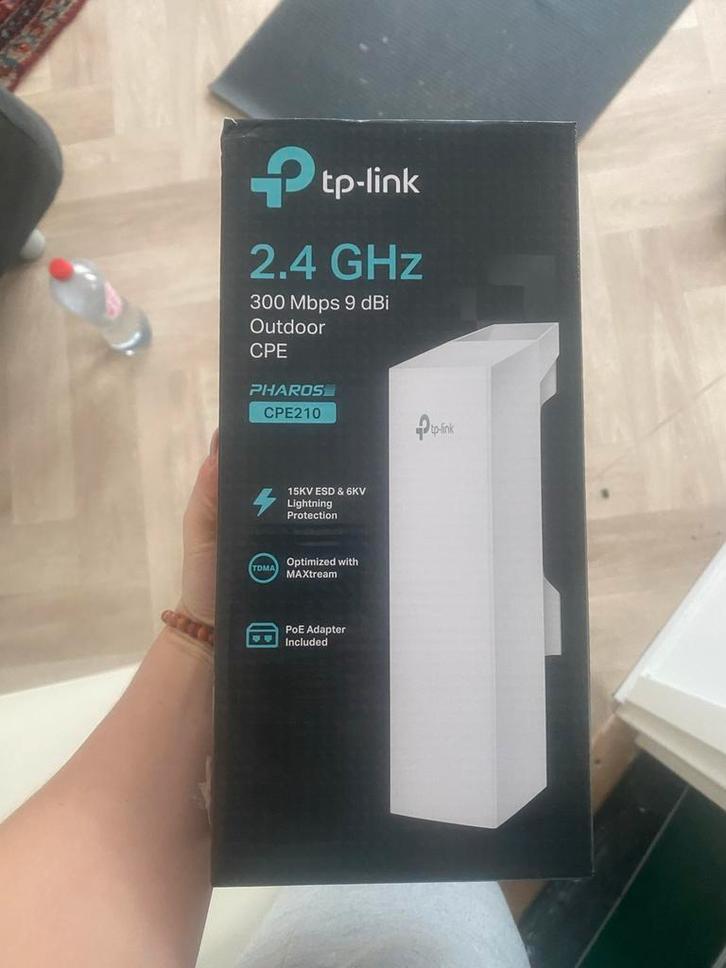 TP-Link Pharos CPE210 WiFi Repeater - Outdoor, Computers en Software, Accesspoints, Nieuw, Ophalen of Verzenden