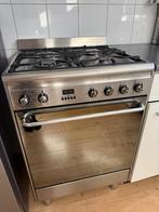 Smeg gasfornuis 4-pits, Witgoed en Apparatuur, Fornuizen, Ophalen, Gebruikt, Hete lucht, 60 cm of meer