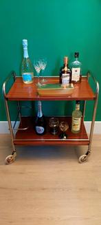 Vintage Tafel bar kar kast drank thee mid century, Huis en Inrichting, Barren, Ophalen, Zo goed als nieuw