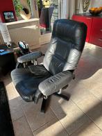 2 leren stoelen, Huis en Inrichting, Fauteuils, Ophalen, Gebruikt, 50 tot 75 cm, Leer