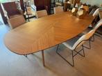 Tafel Eclipse/Mobitec in Noten Mozaiëk met €1000.- korting !, Ophalen, 200 cm of meer, Zo goed als nieuw, Vijf personen of meer