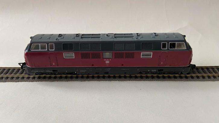 Mooie Fleischmann dieselloc 1384 met OVP, Hobby en Vrije tijd, Modeltreinen | H0, Zo goed als nieuw, Locomotief, Gelijkstroom