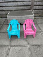 Kinderstoeltjes Tuin - Roze & Blauw, Ophalen, Gebruikt, Jongen of Meisje