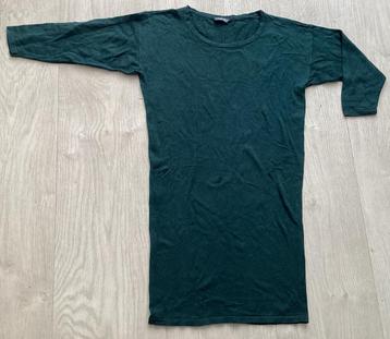 Groene jurk met lange mouwen maat S van de Hema beschikbaar voor biedingen