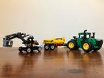 Lego trekker met dumper en mobiele kraan, Ophalen of Verzenden, Zo goed als nieuw