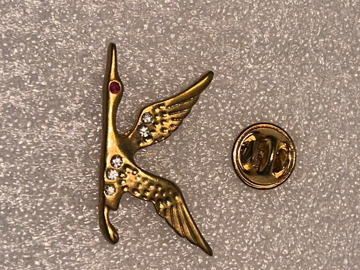 Pin gans, Verzamelen, Speldjes, Pins en Buttons, Zo goed als nieuw, Speldje of Pin, Dier of Natuur, Ophalen of Verzenden