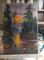 schilderij landschap, Antiek en Kunst, Ophalen of Verzenden