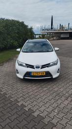 Toyota Auris 1.8 Hybrid Touring Sports CVT 2015 Wit, Auto's, Zwart, Lederen bekleding, Leder en Stof, Wit