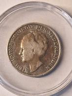1 gulden Curaçao 1944, Postzegels en Munten, Munten | Nederland, Ophalen of Verzenden, Koningin Wilhelmina, 1 gulden, Zilver