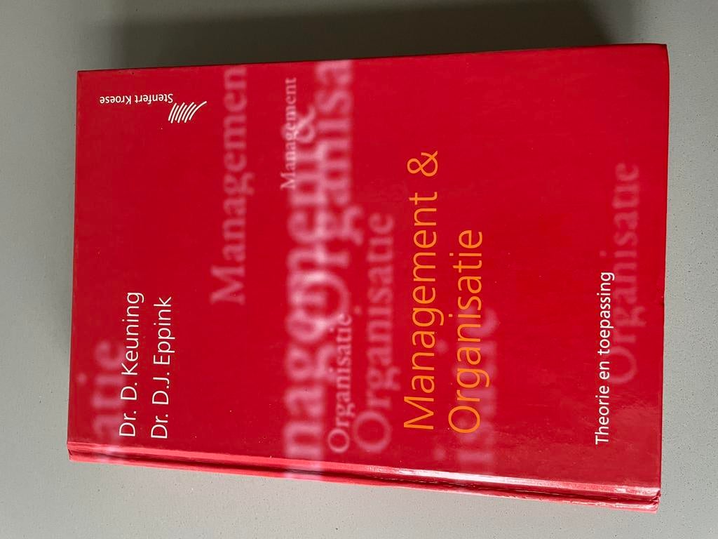 D.J. Eppink - Management & Organisatie, D.J. Eppink; D. Keuning, Sociale wetenschap, Ophalen of Verzenden, Zo goed als nieuw