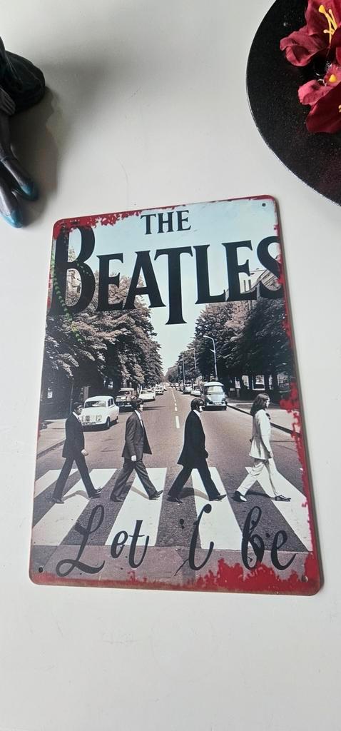 The Beatles - Let It Be Metalen Reclamebord, Antiek en Kunst, Antiek | Wandborden en Tegels, Verzenden