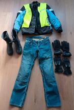 Dames motorjas, Jeans motorbroek, laarzen en handschoenen, Motoren, Kleding | Motorkleding, Jas | textiel, Kinderen, Ophalen of Verzenden
