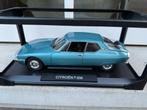 1:18 Citroen SM lichtblauw 1972 Norev 181589 / JJTOP, Hobby en Vrije tijd, Modelauto's | 1:18, Auto, Norev, Norev, Zo goed als nieuw