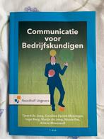 Boek Communicatie voor bedrijfskundigen, Boeken, Wetenschap, Ophalen of Verzenden, Zo goed als nieuw, Nicole Pas; Inge Berg; Caroline Essink-Matzinger; Tjeerd de Jong