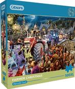 Gibsons - Farmer Christmas - 500XL stukjes  (NIEUW), Ophalen of Verzenden, 500 t/m 1500 stukjes, Nieuw, Legpuzzel
