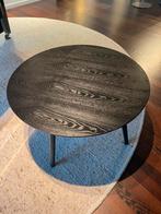 Salontafel zwart, Huis en Inrichting, Tafels | Salontafels, Ophalen, Gebruikt, 50 tot 100 cm, Rond