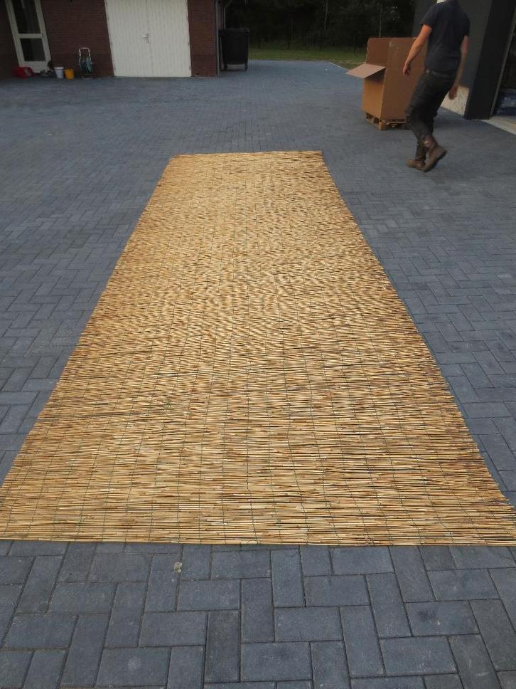 Winterdeal!! Mooie rietmatten 2 meter hoog x 5,50/6 meter!!, Tuin en Terras, Tuinschermen, Nieuw, Overige materialen, 200 cm of meer