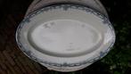 Grote Ovale Jugendstill serveerschotel Aardewerk, Ophalen of Verzenden