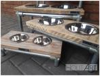 Stoere Eet & Drink set steigerbuis voor je huisdier!, Dieren en Toebehoren, Info@hout-art.nl, Nieuw, Ophalen of Verzenden, Hoeves 3 in Schijndel
