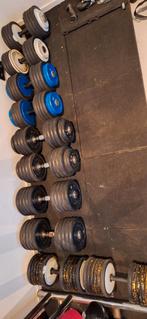 zware professionele dumbells, Sport en Fitness, Fitnessmaterialen, Gebruikt, Dumbbell, Ophalen