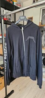 Cliff Burton Tribute Zip Hoodie – Metallica Style / Superher, Ophalen of Verzenden, Zo goed als nieuw, Maat 56/58 (XL), Zwart