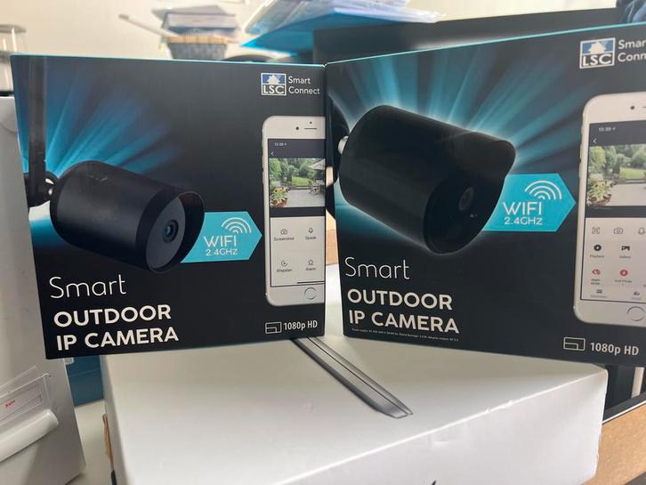 2x Smart Outdoor IP Camera Set - Nieuw!, Audio, Tv en Foto, Videobewaking, Nieuw, Buitencamera, Ophalen of Verzenden