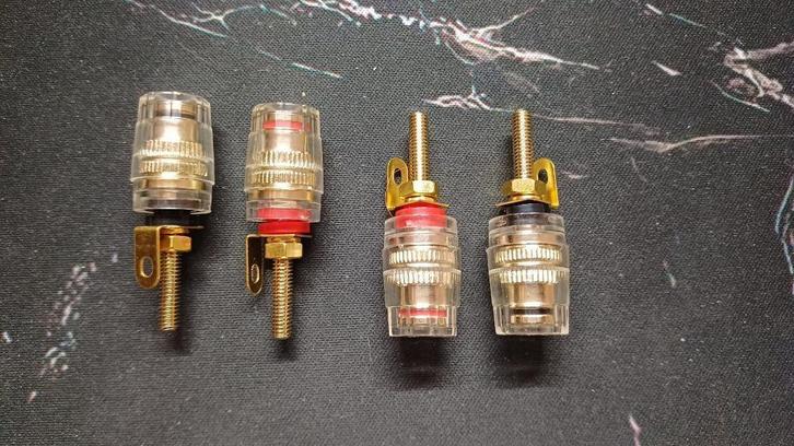 20 paar Bindingpost/aansluitterminal voor speakers/amp nieuw, Audio, Tv en Foto, Luidsprekers, Nieuw, Front, Rear of Stereo speakers