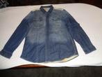 McGREGOR blauw spijkeroverhemd met elleboogstukken, Blauw, Nieuw, Ophalen of Verzenden, Halswijdte 43/44 (XL)